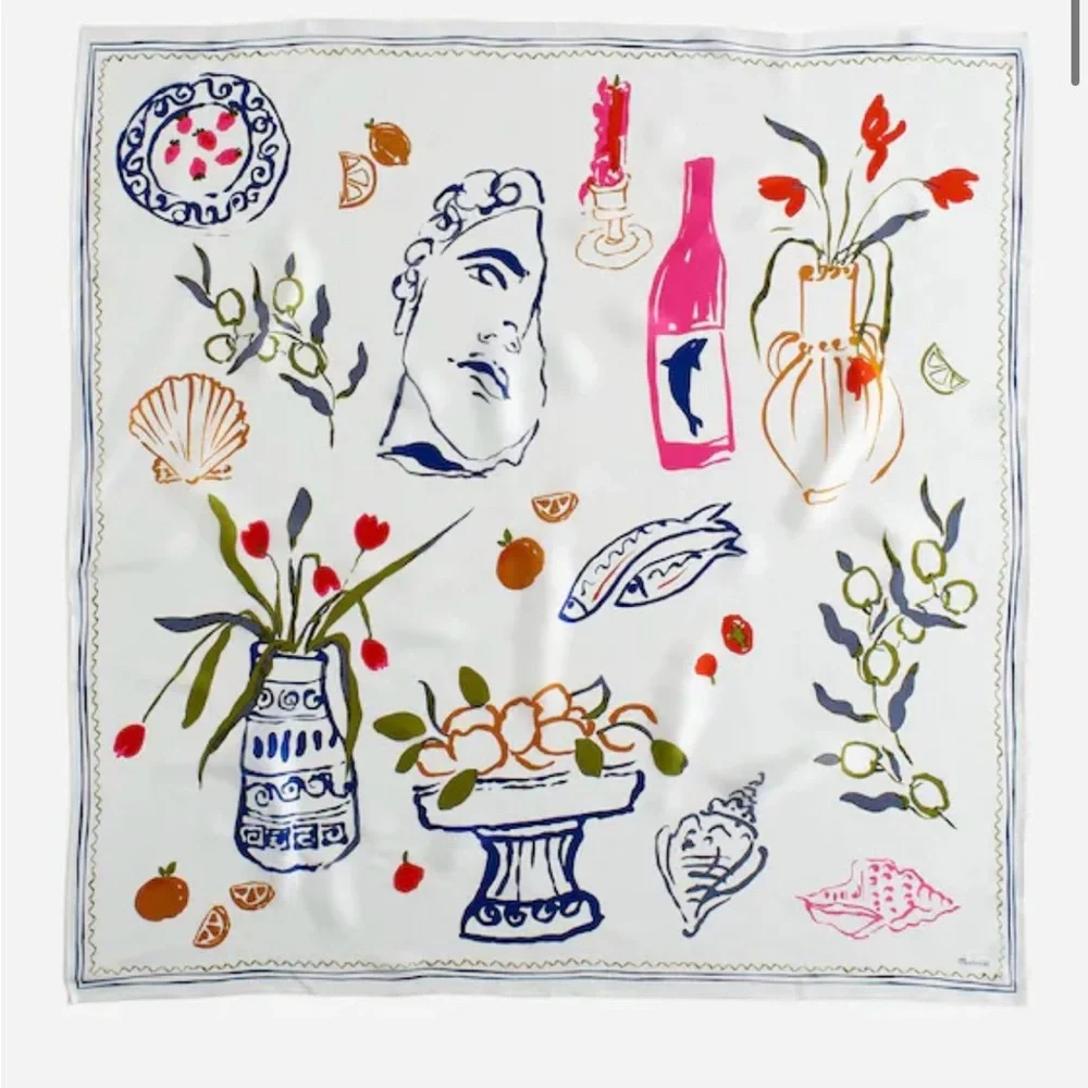 Lisa Say Gah - Madewell Collab Scarf - NWT - Picture 1 of 4